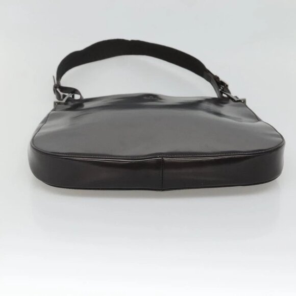 GUCCI Shoulder Bag Patent leather Brown Silver 001 3166 Auth ep8849 - Picture 10 of 14